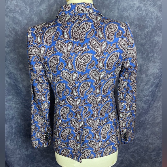 Banana Republic paisley blazer with button details - Picture 4 of 7